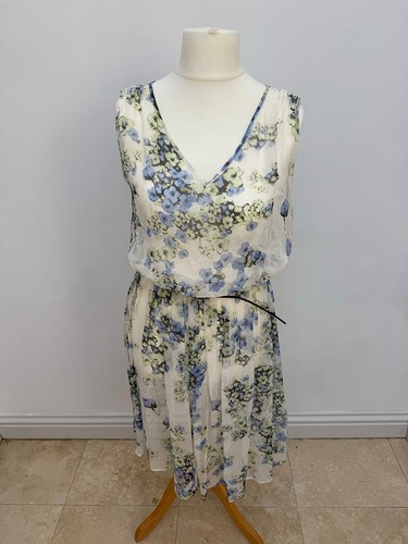 Max mara silk dress flower
