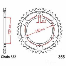 Rear Sprocket 47 Tooth Pitch