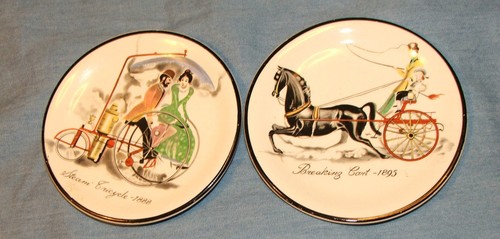 Set vintage plates - set,