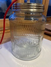 Thick Glass Cookie Jar Table