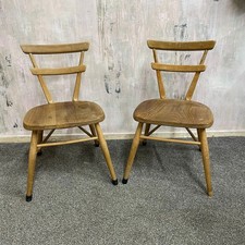 Pair ercol mid century - mid, red