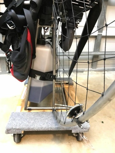 Frame mounted fuel - mounted, mirror