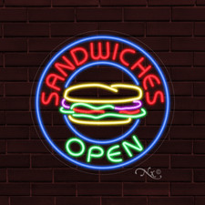NEW "SANDWICHES OPEN" w/LOGO