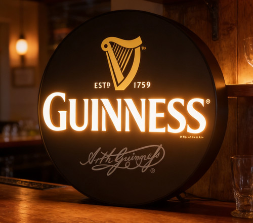 Guinness inspired heritage led - guinness,