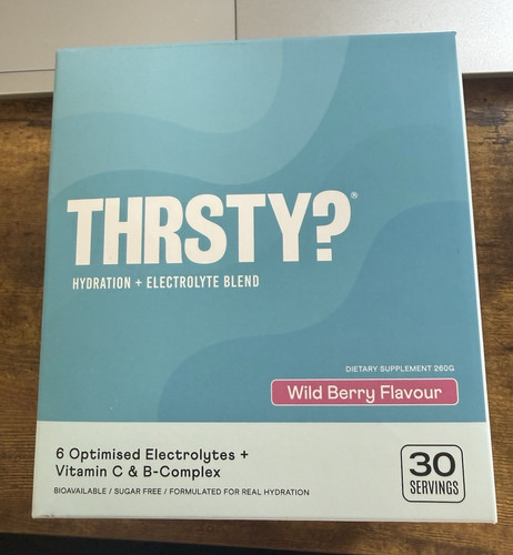 Thrsty hydration electrolyte - thrsty?,