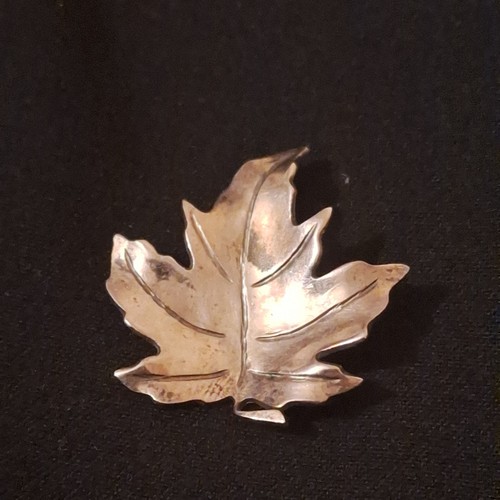 Vintage danish silver maple - silver,