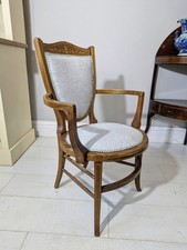 Marquetry Oval Seated Armchair