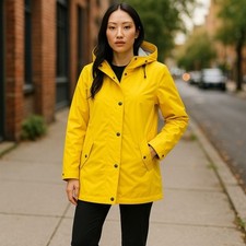Hooded Rain Jacket Slicker