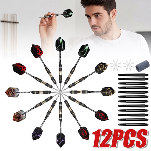 12pcs steel tip brass - brass, darts