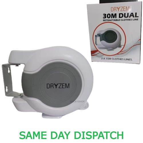 Double 30m retractable - retractable, washing