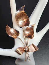 Large 4" Early Vtg Sterling