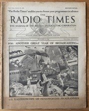 1930's NEW YEAR RADIO TIMES
