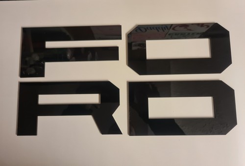 Grill badge emblem - f, d