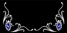 Scania griffins reeds window decals