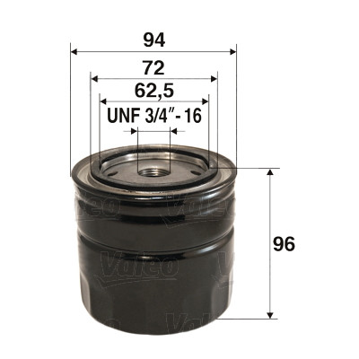 Valeo 586047 oil filter for - oil,