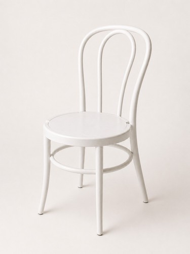 White bentwood style dining - bentwood,