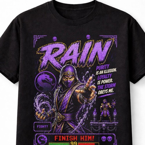 Rain mortal kombat retro - rain,
