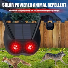Solar Garden Deterrent Repeller Animal Bird Cat Scarer Pest Fox Dog