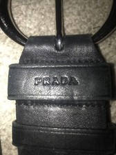 PRADA BLACK LEATHER STUINNING