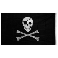 Large Skull And Crossbones Pirate Flag Jolly Roger  With Grommet 90*150cm