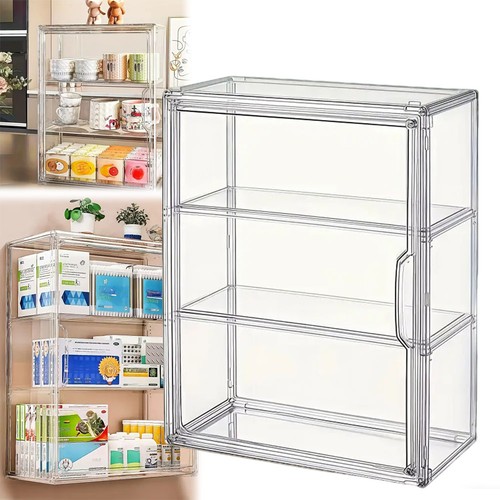 Acrylic display case 3tier - acrylic, case,3tier