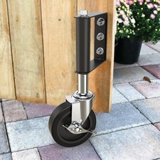 100mm Gate Castor Wheel - Heavy Duty Spring Loaded Swivel Castor Wheel for Gate