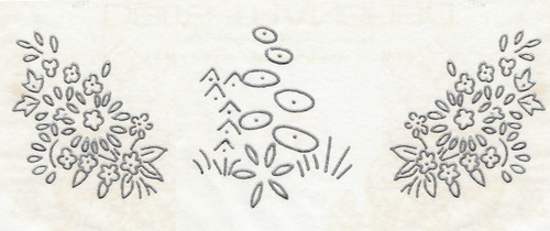 Vintage embroidery transfer - vintage,
