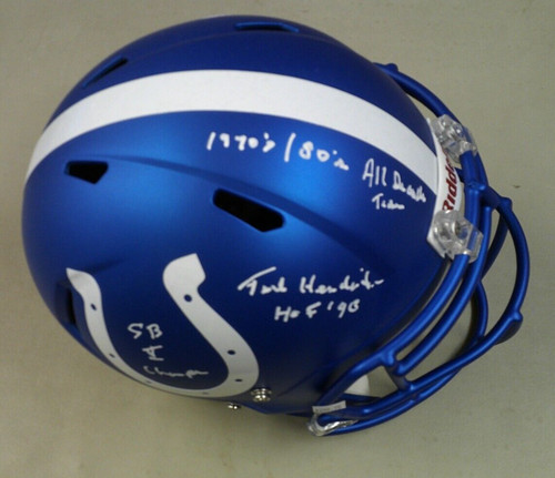 Ted hendricks autographed inc - ted,