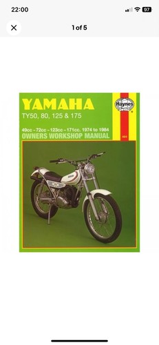 Haynes yamaha ty50 125 - ty50,