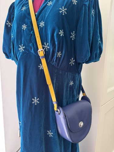 White stuff navy leather - stuff,