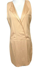 ZARA Shift Dress Pink Beige