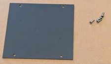 Sonifex S2 Meter Bridge Metal Blank Plate 11.5cm By 10cm With Screws