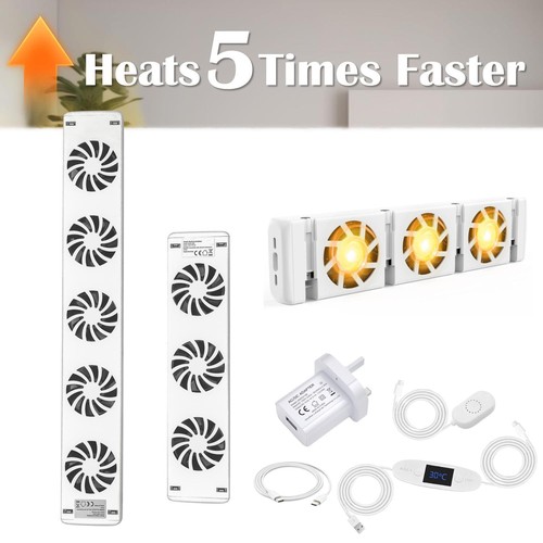 Low power radiator booster - low, fan