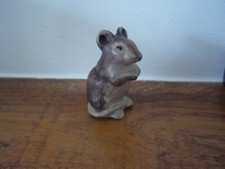 POOLE POTTERY STONEWARE MOUSE STANDING