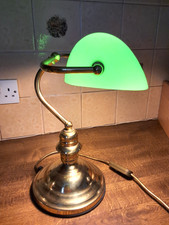 VINTAGE BRASS BANKER'S TABLE