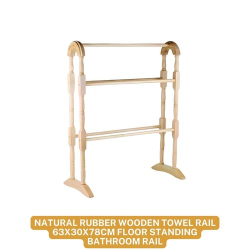 Natural rubber wooden towel - rubber,