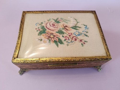 Vintage needlework box - vintage,