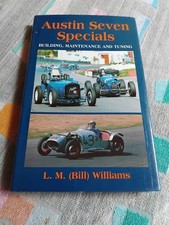 Austin Seven Specials Building Maintenance Tuning Bill Williams 7 VGC FREE POST