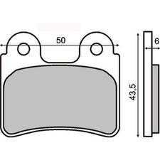 Front Brake Pads SCORPA SY 250