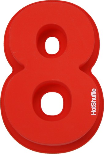 Large silicone number cake - 8,