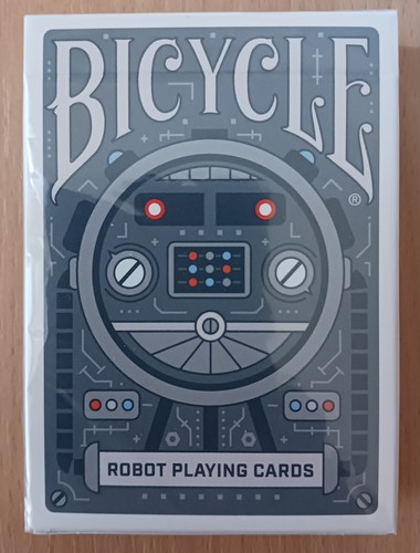 Robot bicycle playing cards - bicycle,