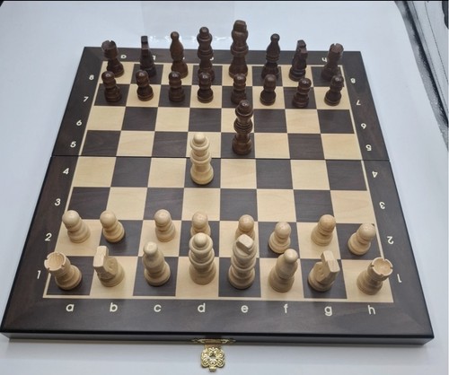 Schachspiel wooden magnetic - wooden,