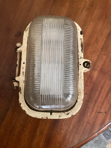 Vintage industrial bulkhead - vintage,
