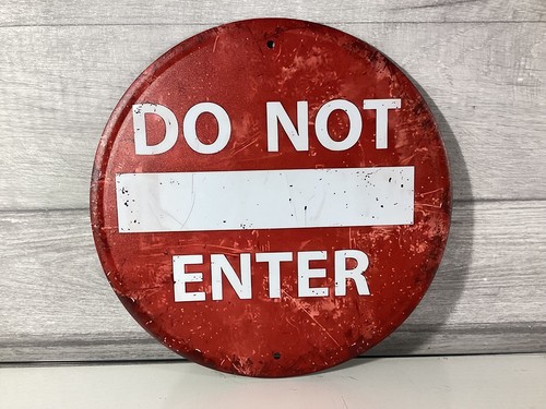 Metal road traffic sign do - road, sign:
