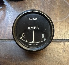 LUCAS AMPS GAUGE AMMETER E