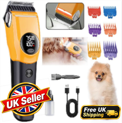 Lcd cordless dog clippers - dog, pet