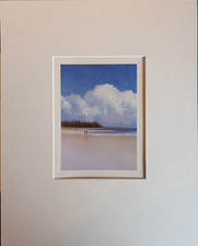 Lawrence Coulson "Wells next the Sea" 24x30cm mounted Wash'ton G' greeting card