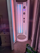 Sapphire Vertical Sunbed Domestic Sunshower Infra red plus 26 tube 
