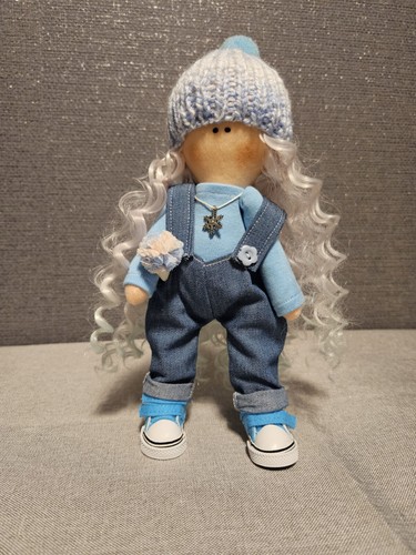 Handmad doll rag - doll, tilda