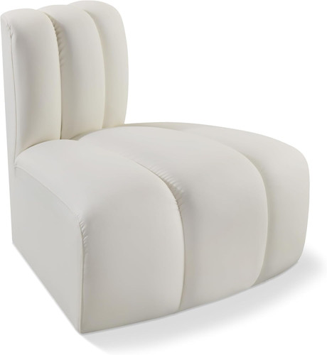 Modern cream vegan leather - modern,